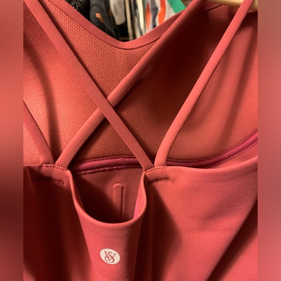 NWT VS Elevate Corset Tank Top, Deep Rose, XS - Picture 6 of 9